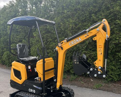 Bagr CRONA CR10P- minibagr 900 kg, mimoosý diesel