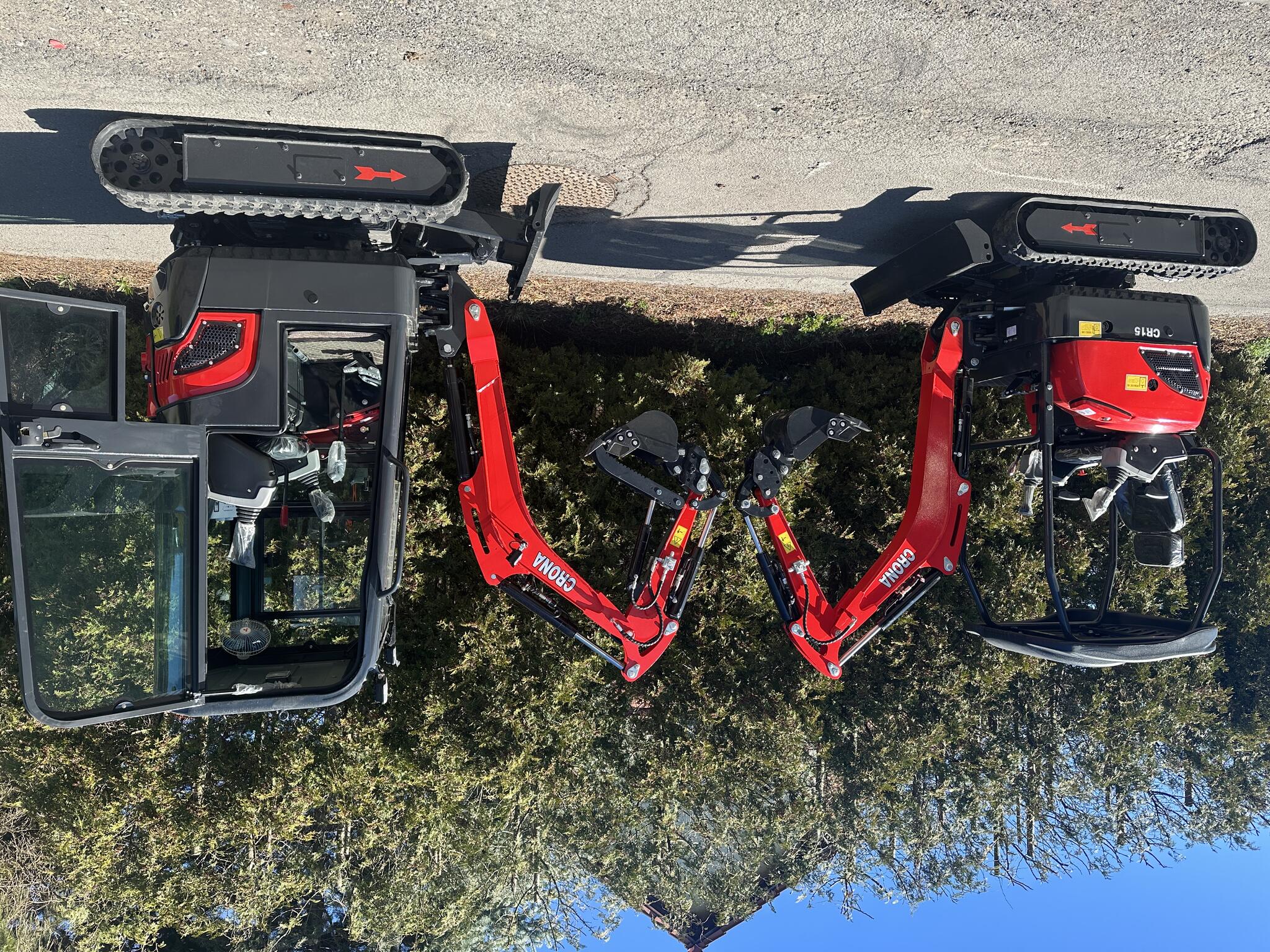 Bagr pásový CR15, CRONA - minibagr (YANMAR/KUBOTA)