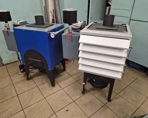 Kamna a kotle na veškerý použiý olej.