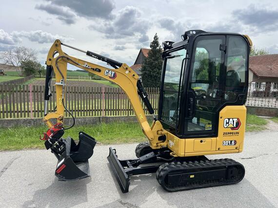minibagr CAT 301.6 hyd.podvozek+hyd.svahovka / 2t