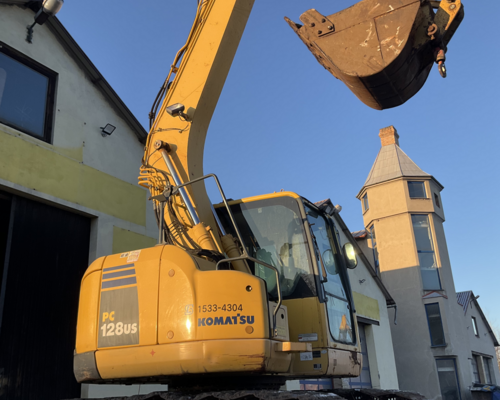 Pásový bagr - KOMATSU PC128US-8-AC, BAGR
