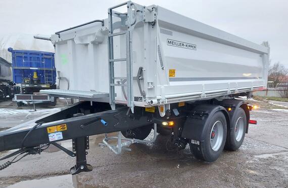 Tandemový sklápěcí přívěs MEILLER MZDA 1822 / ZVEDACÍ NÁPRAVA / plachta / WABCO SmartBoard / PŘÍVĚS SKLADEM