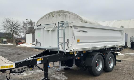 Tandemový sklápěcí přívěs MEILLER MZDA 1822 / ZVEDACÍ NÁPRAVA / plachta / WABCO SmartBoard / PŘÍVĚS SKLADEM