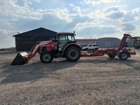 Traktor ZETOR PROXIMA 65 -1900 MTH s NOVÝM čelním nakladačem ​a příslušenstvím ​+ hákový nosič kontejnerů
