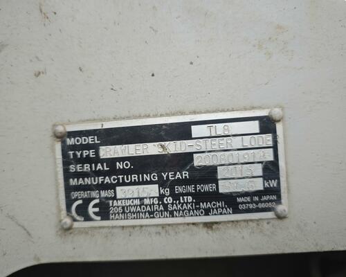 Takeuchi TL8 BOBCAT CAT 