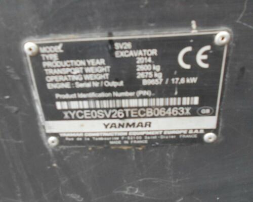 Yanmar SV 26