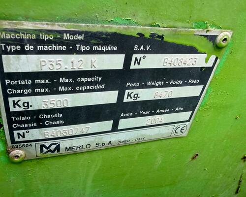Merlo MERLO P 35.12K + LŽÍCE A VIDLE 