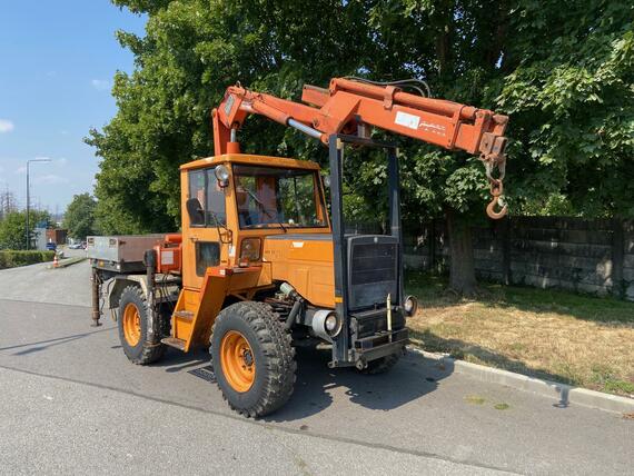 Mercedes-Benz MB-Trac 700, hydr.ruka, valník