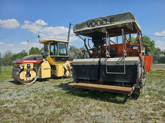 Dynapac CC 232 HF + Vögele SUPER 1600 6-82