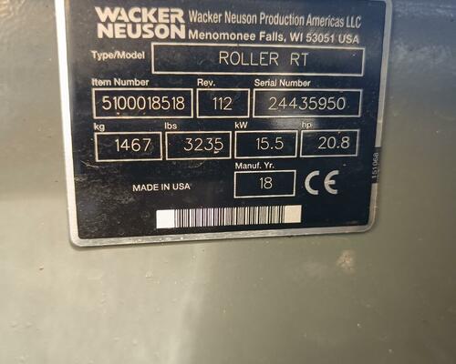 Vibrační válec Wacker Neuson RTKx-SC 3 - motor KUBOTA 