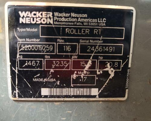 Vibrační válec Wacker Neuson RTx-SC 3 r.v.2017