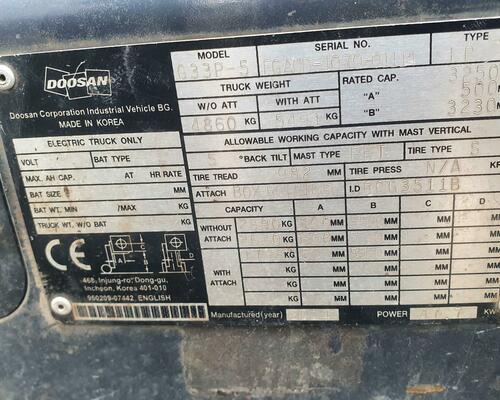 DOOSAN G33P-5 ,