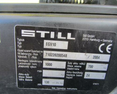 VZV ruční STILL-EGV 10