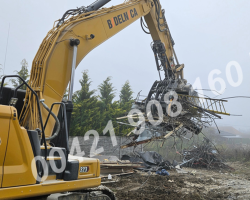 Hydraulický pridržovací prst na bagr, rýpadlo CAT a jiné