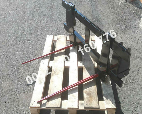 Nosič balíkov slamy, držiak hrotov na balíky, nasúvací držiak na vidly