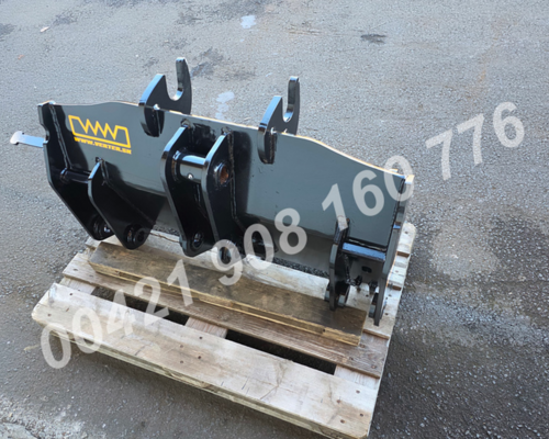 Přední rychloupínač na traktorbagr Mecalac / Terex TLB rypadlo bagr