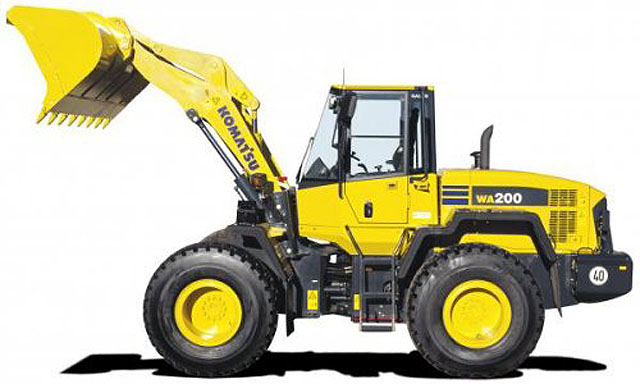 Komatsu WA200-5 je dalším nakladačem z nové pětkové řady