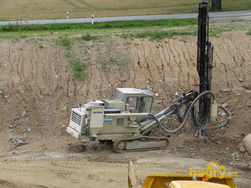 Mobilní vrtná souprava Ingersoll-Rand LM 500C