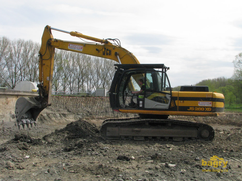 Pásové rypadlo JCB JS 260 XD