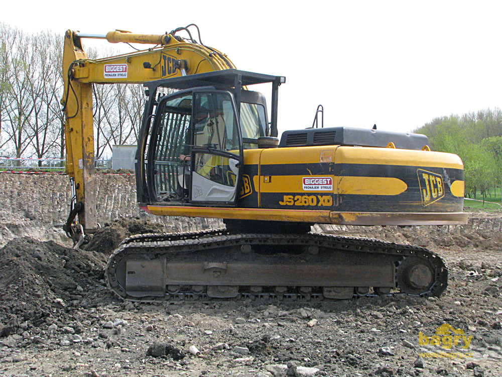 Pásové rypadlo JCB JS 260 XD