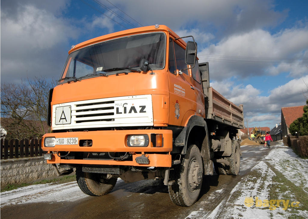 Sklápěč Liaz 4x4 firmy Kokoška