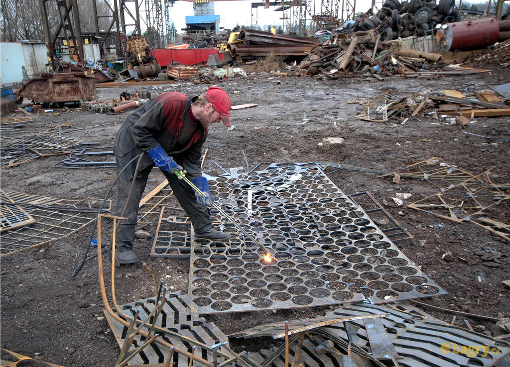 Přepalování větších kusů materiálu