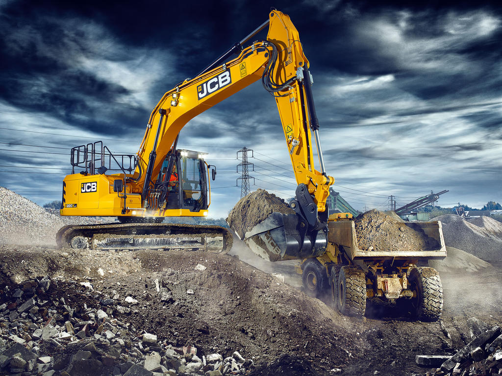 Pásové rypadlo JCB 220X: První foto