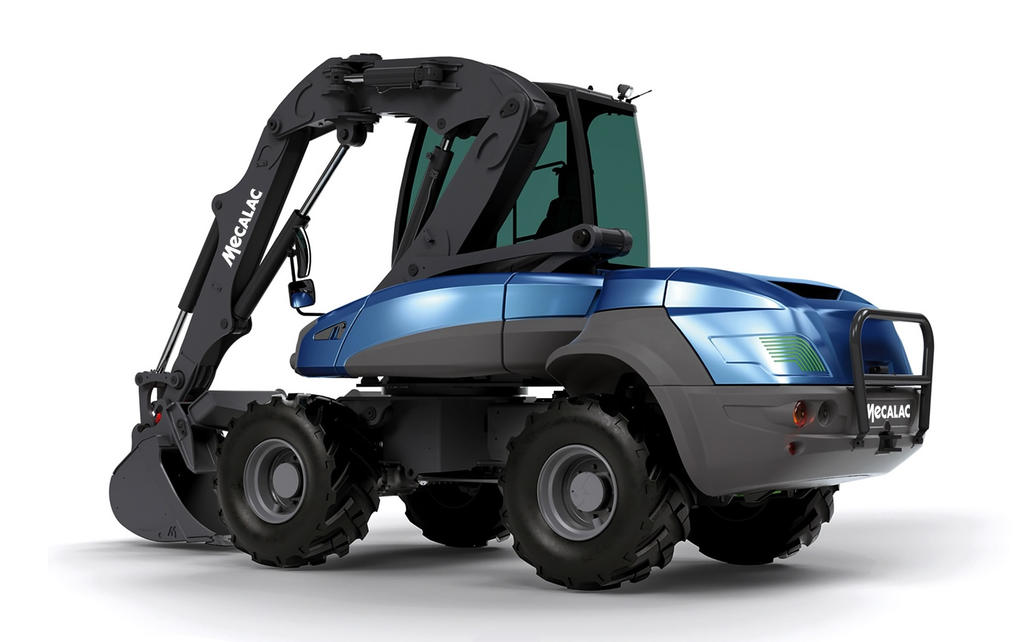 Kolové rypadlo Mecalac e12