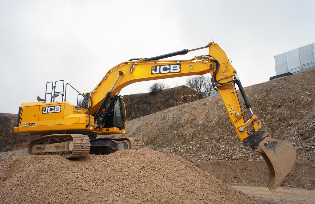 JCB 220X LC v lomu