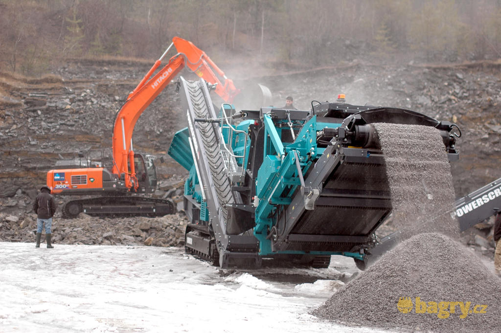 09. Kuželový drtič Powerscreen 1000SR