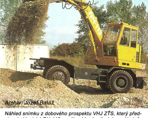 DH 112 jako nakladač