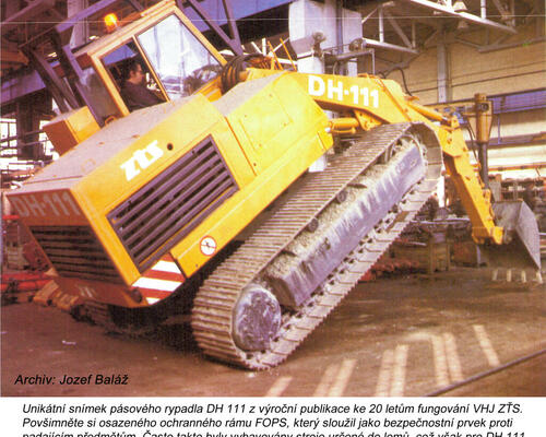 Pásové rypadlo DH 111