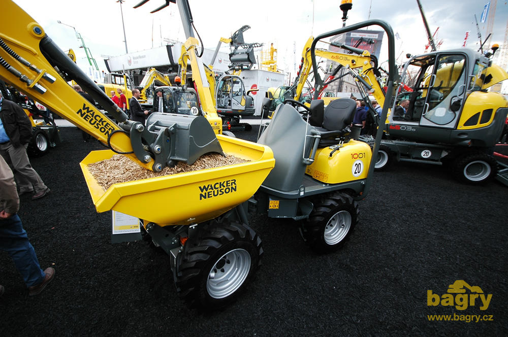 Kompaktní kolový dempr Wacker Neuson 1001