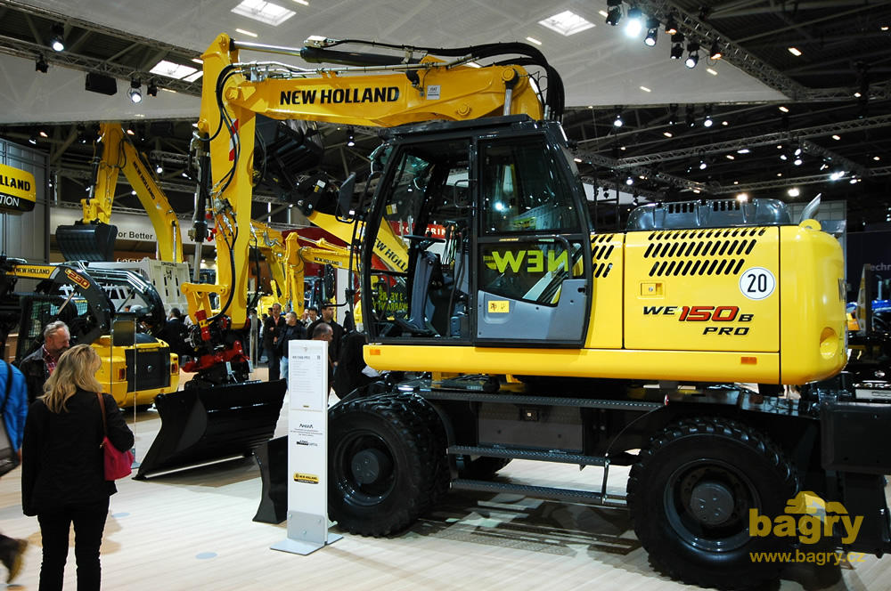 Kolové rypadlo New Holland WE150B Pro