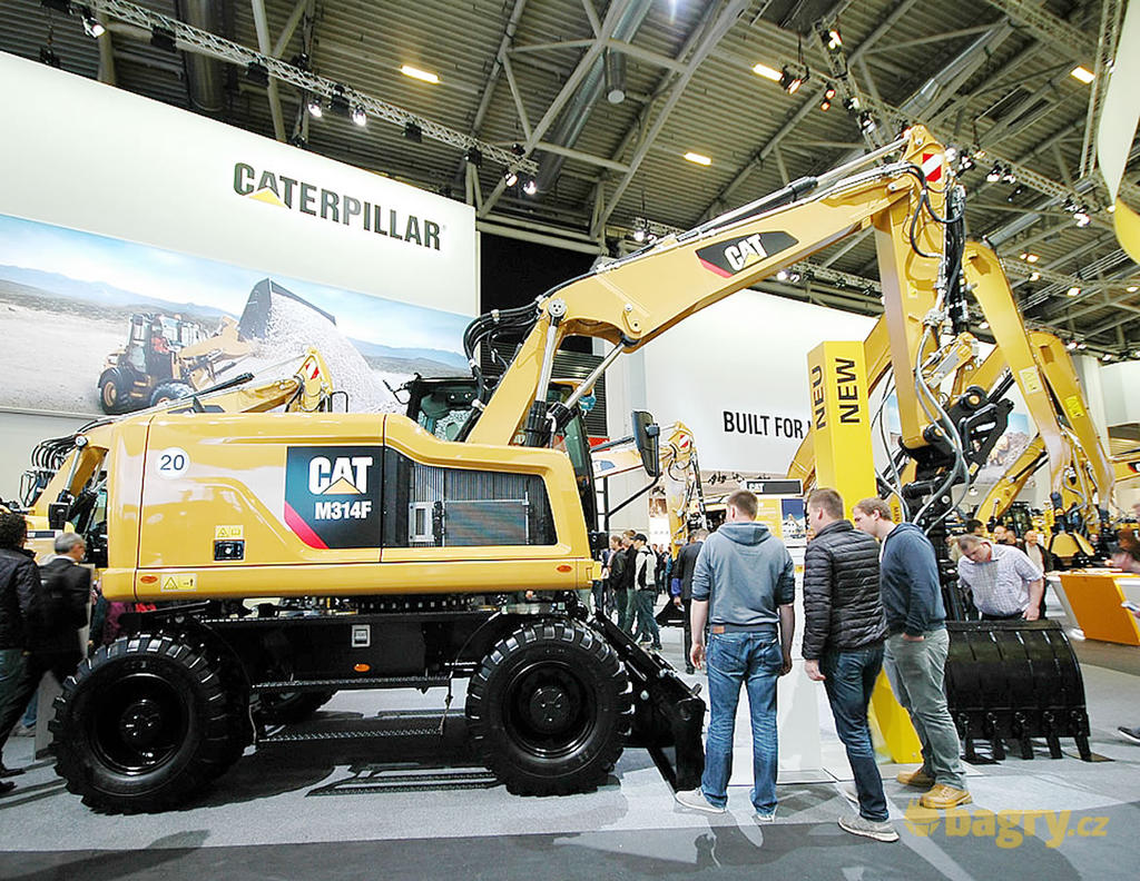 Kolové rypadlo Caterpillar M314F (nové)
