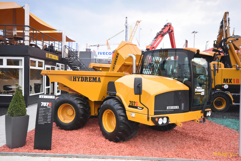 Kompaktní kolový dempr Hydrema 707G Power+
