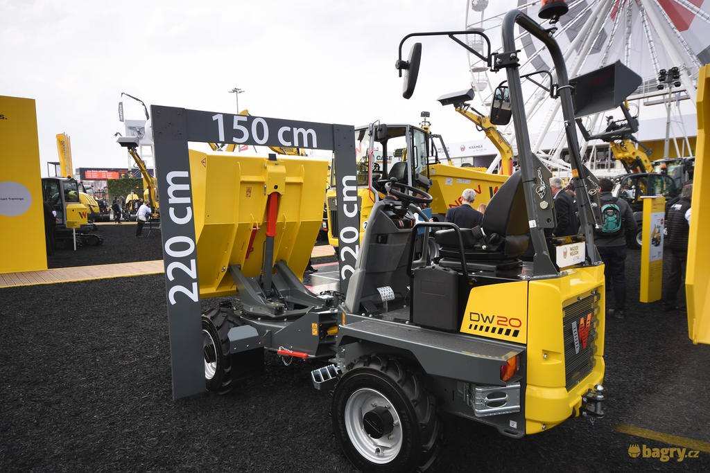 Kompaktní kolový dempr Wacker Neuson DW20