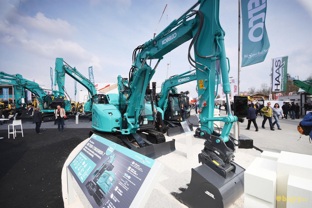 Pásové midirypadlo Kobelco SK85MSR-7