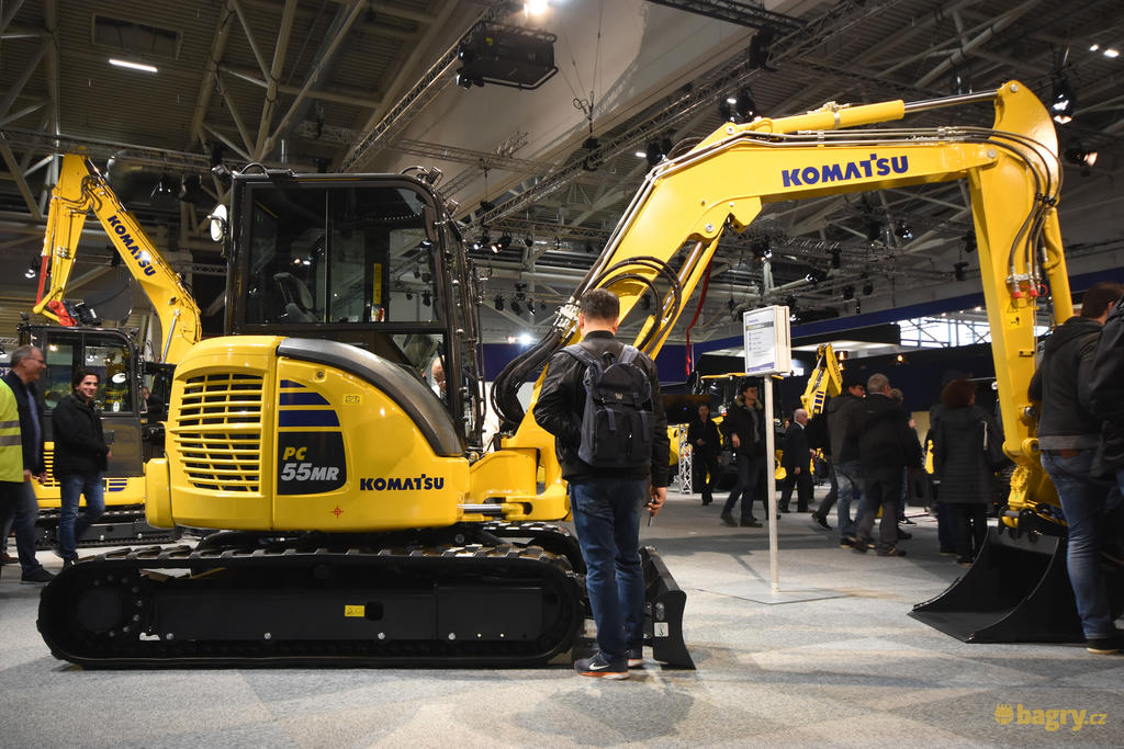 Pásové minirypadlo Komatsu PC55MR-5