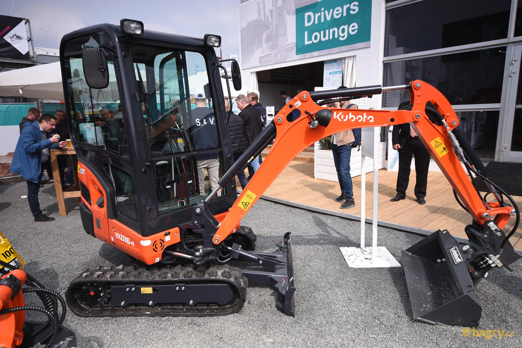 Pásové minirypadlo Kubota KX016-4