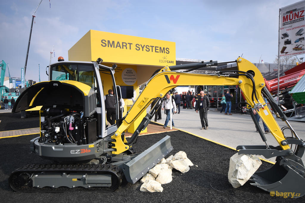Pásové minirypadlo Wacker Neuson EZ36