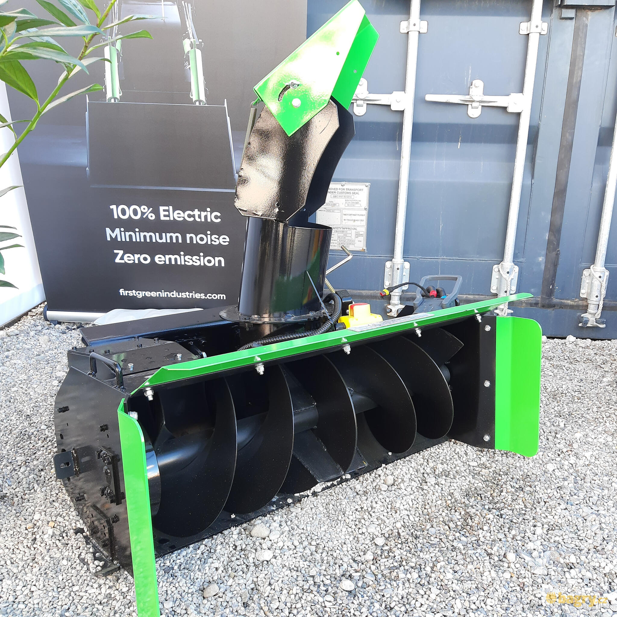 Firstgreen elektrofréza na sníh