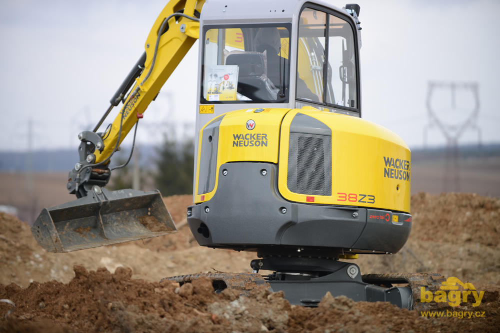 Pásové minirypadlo Wacker Neuson 38Z3