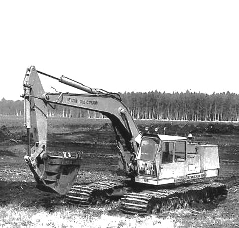 Pásové rypadlo MTP-71 jen tak nezapadlo