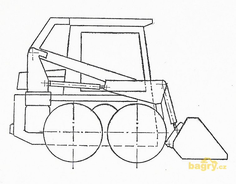 Jeden z prvních nákresů UNC 060