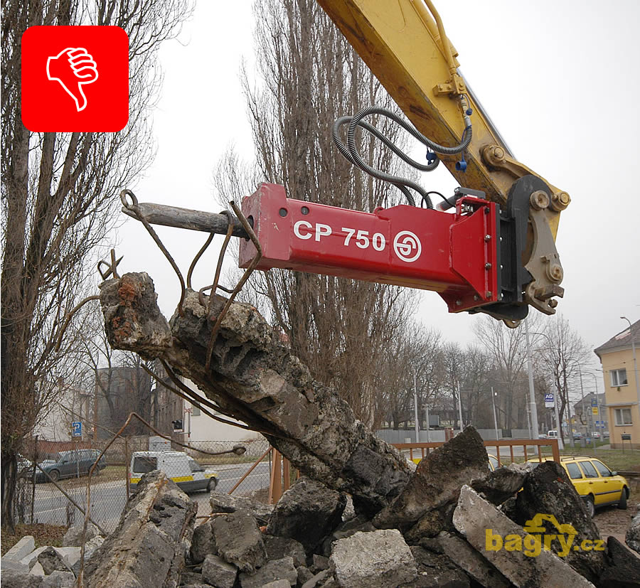 Jak pracovat s hydraulickým kladivem, aby šla práce hezky od ruky a kladivo i nosič dlouho vydržely