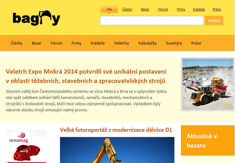 Re: Poděkování k 10. výročí stránek bagry.cz 