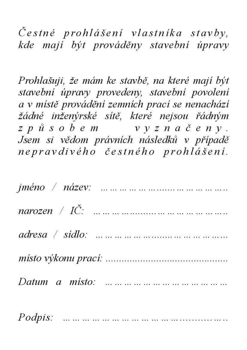 Re: Přetržený plyn