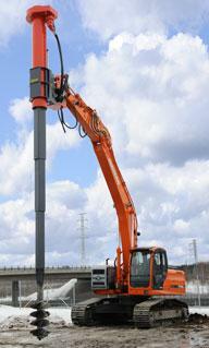 Vrták hydraulický (teleskopický)