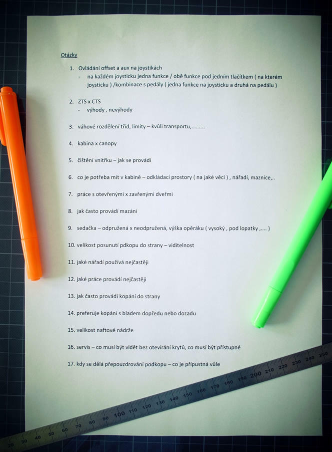 Co je důležité na minibagru?